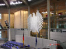 Im Plenarsaal des Bundestages